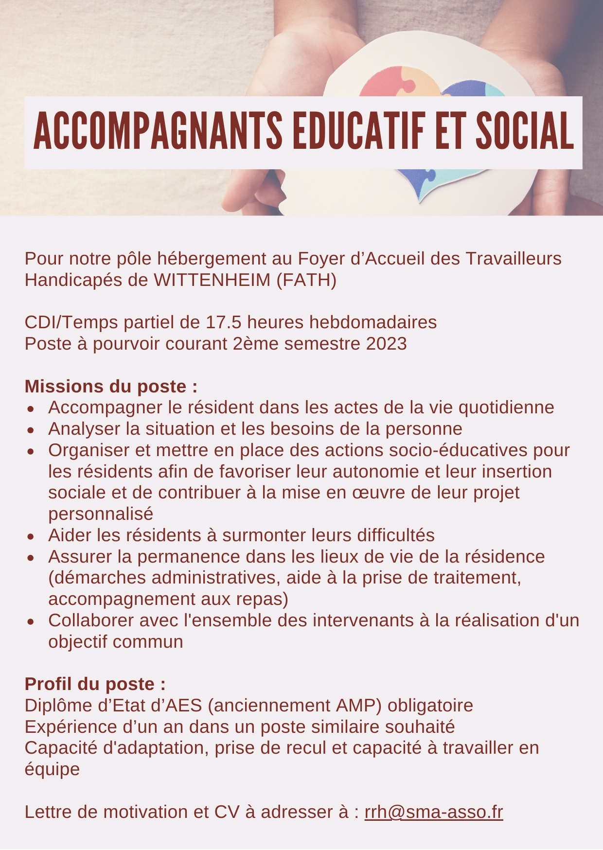 offre emploi AES